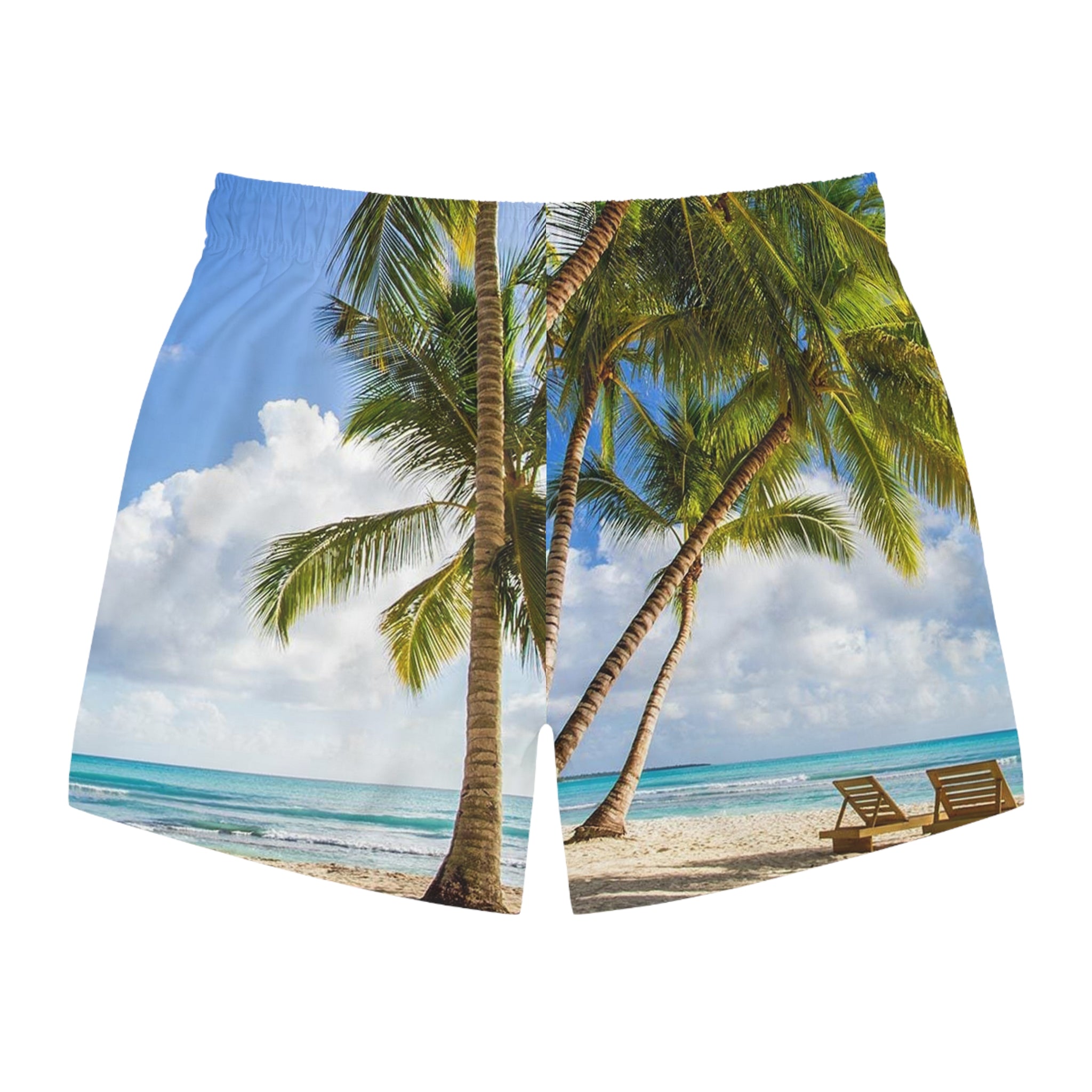 Tropical Palm - Beach Swim Trunks - 314 Originals