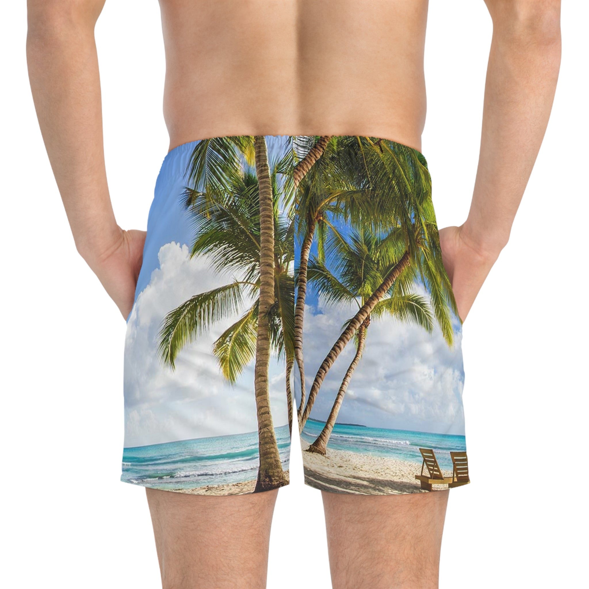 Tropical Palm - Beach Swim Trunks - 314 Originals