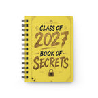 Class of 2027 Book of Secrets Spiral Journal - Yellow
