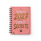 Class of 2027 Book of Secrets Spiral Journal - Pink