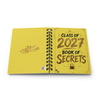 Class of 2027 Book of Secrets Spiral Journal - Yellow