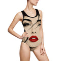 Retro Glam One-Piece Swimsuit