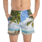 Tropical Palm - Beach Swim Trunks - 314 Originals