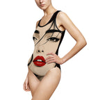 Retro Glam One-Piece Swimsuit
