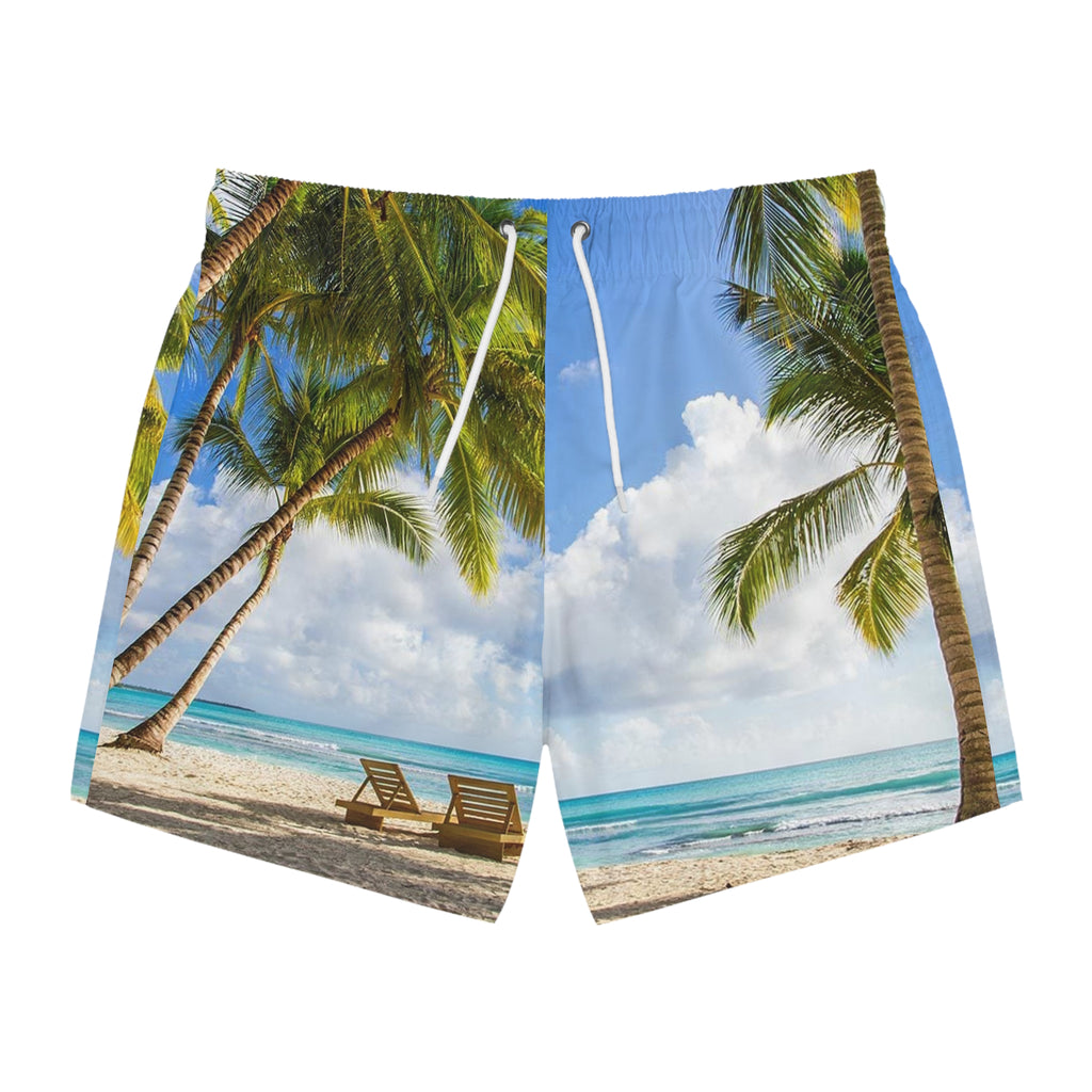 Tropical Palm - Beach Swim Trunks - 314 Originals