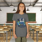 "Nerds Rule the World" Graphic Youth Girls Tee Shirt