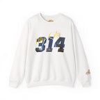 314 City Crewneck Sweatshirt — St. Louis Skyline Graphic - 314 Originals