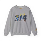 314 City Crewneck Sweatshirt — St. Louis Skyline Graphic - 314 Originals