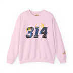 314 City Crewneck Sweatshirt — St. Louis Skyline Graphic - 314 Originals