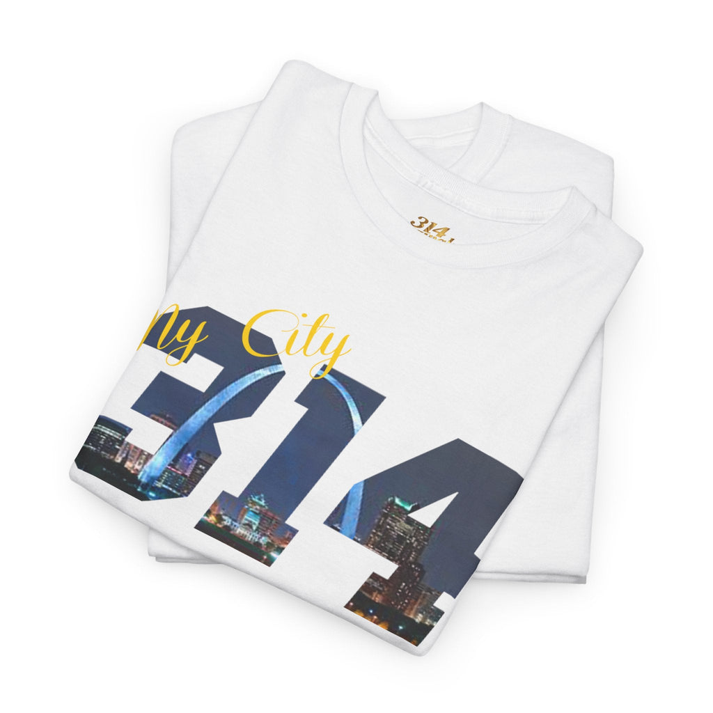 314 City Skyline T‑Shirt — St. Louis Area Code Tee - 314 Originals