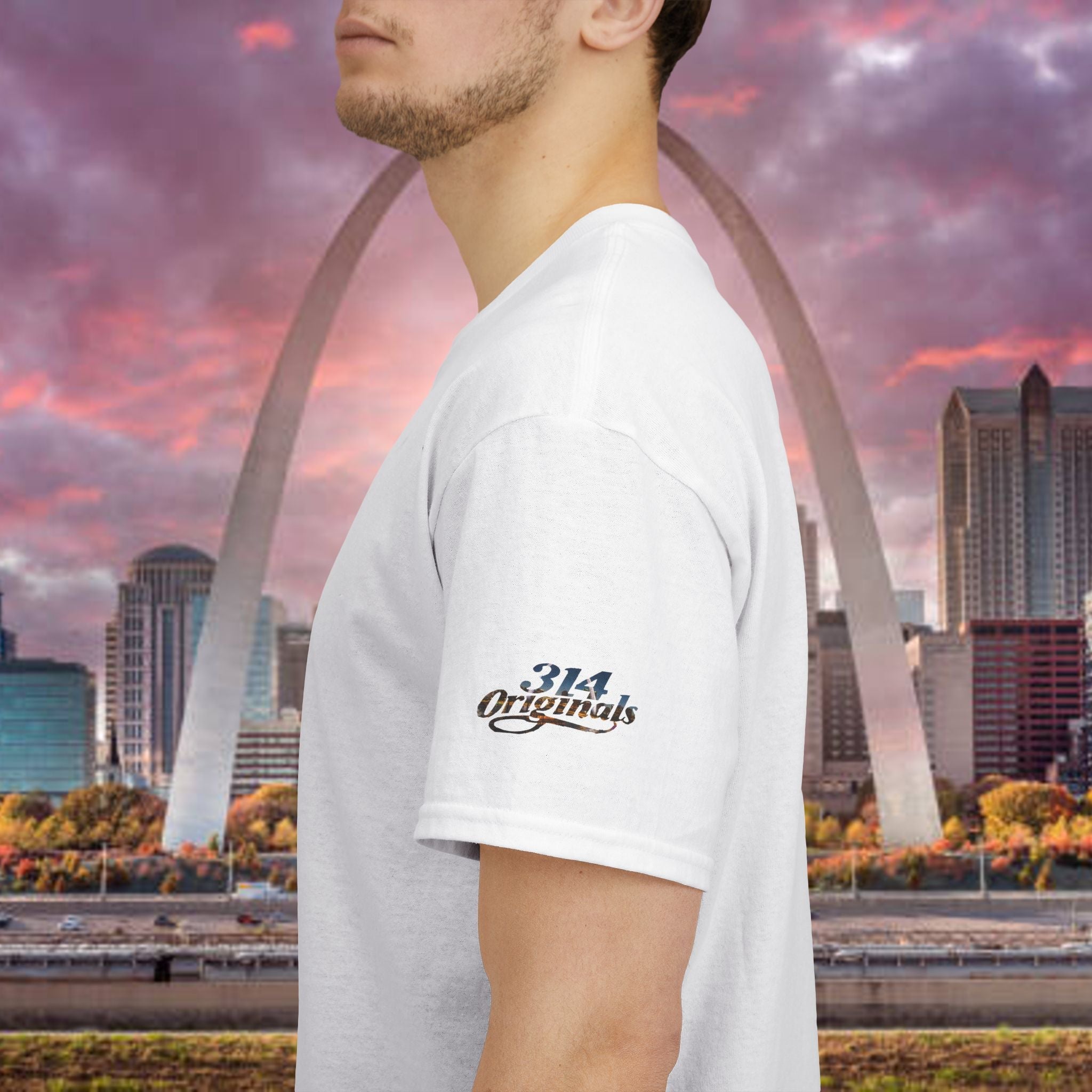 314 City Skyline T‑Shirt — St. Louis Area Code Tee - 314 Originals