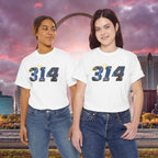 314 City Skyline T‑Shirt — St. Louis Area Code Tee - 314 Originals