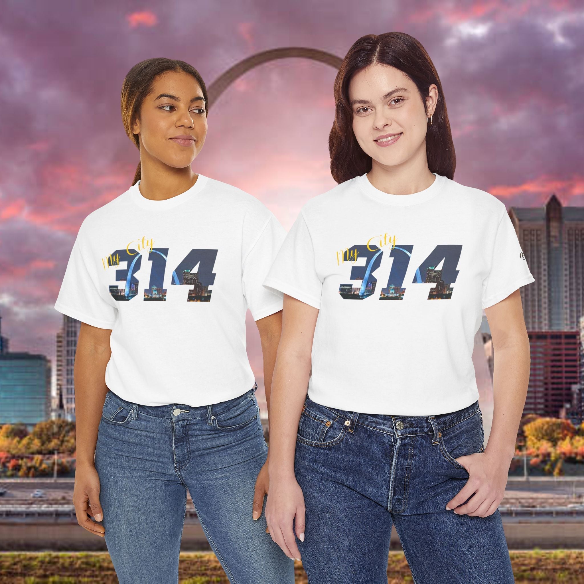 314 City Skyline T‑Shirt — St. Louis Area Code Tee - 314 Originals