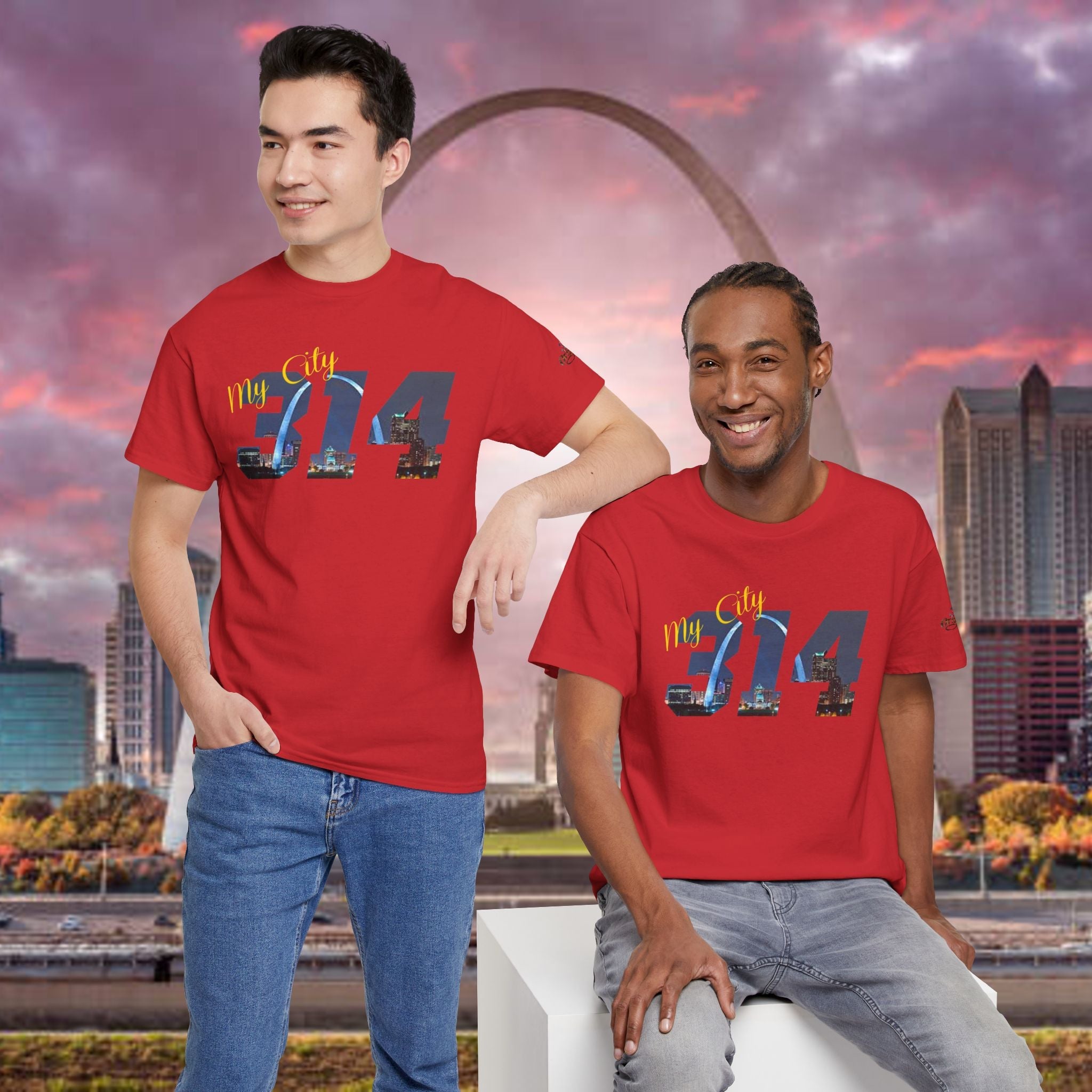 314 City Skyline T‑Shirt — St. Louis Area Code Tee - 314 Originals