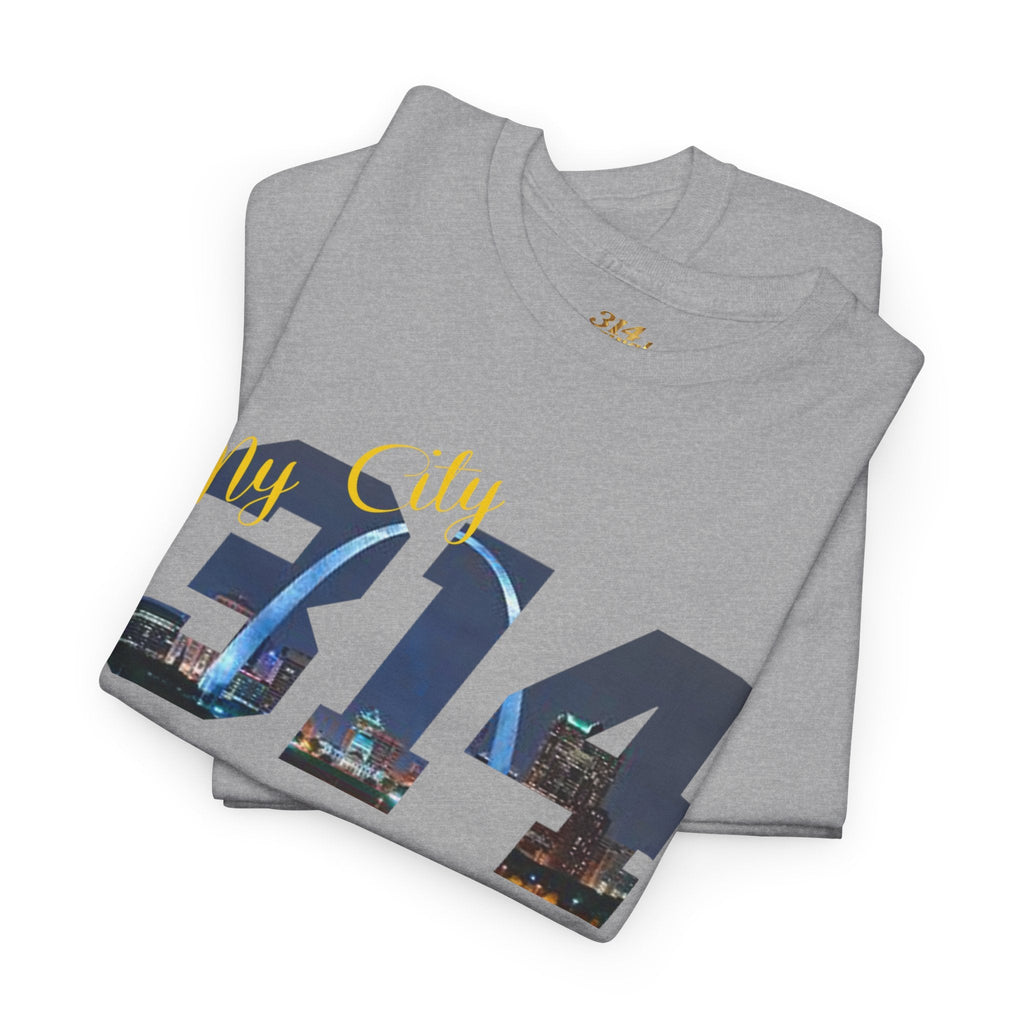 314 City Skyline T‑Shirt — St. Louis Area Code Tee - 314 Originals