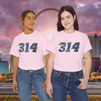 314 City Skyline T‑Shirt — St. Louis Area Code Tee - 314 Originals