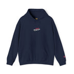 314 Ladies Hoodie — Pink Floral Chest Logo - 314 Originals