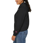 314 Ladies Hoodie — Pink Floral Chest Logo - 314 Originals