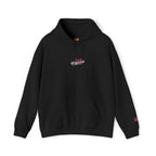 314 Ladies Hoodie — Pink Floral Chest Logo - 314 Originals