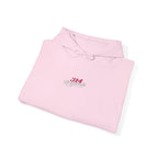 314 Ladies Hoodie — Pink Floral Chest Logo - 314 Originals