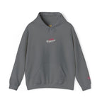 314 Ladies Hoodie — Pink Floral Chest Logo - 314 Originals