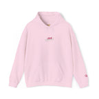 314 Ladies Hoodie — Pink Floral Chest Logo - 314 Originals