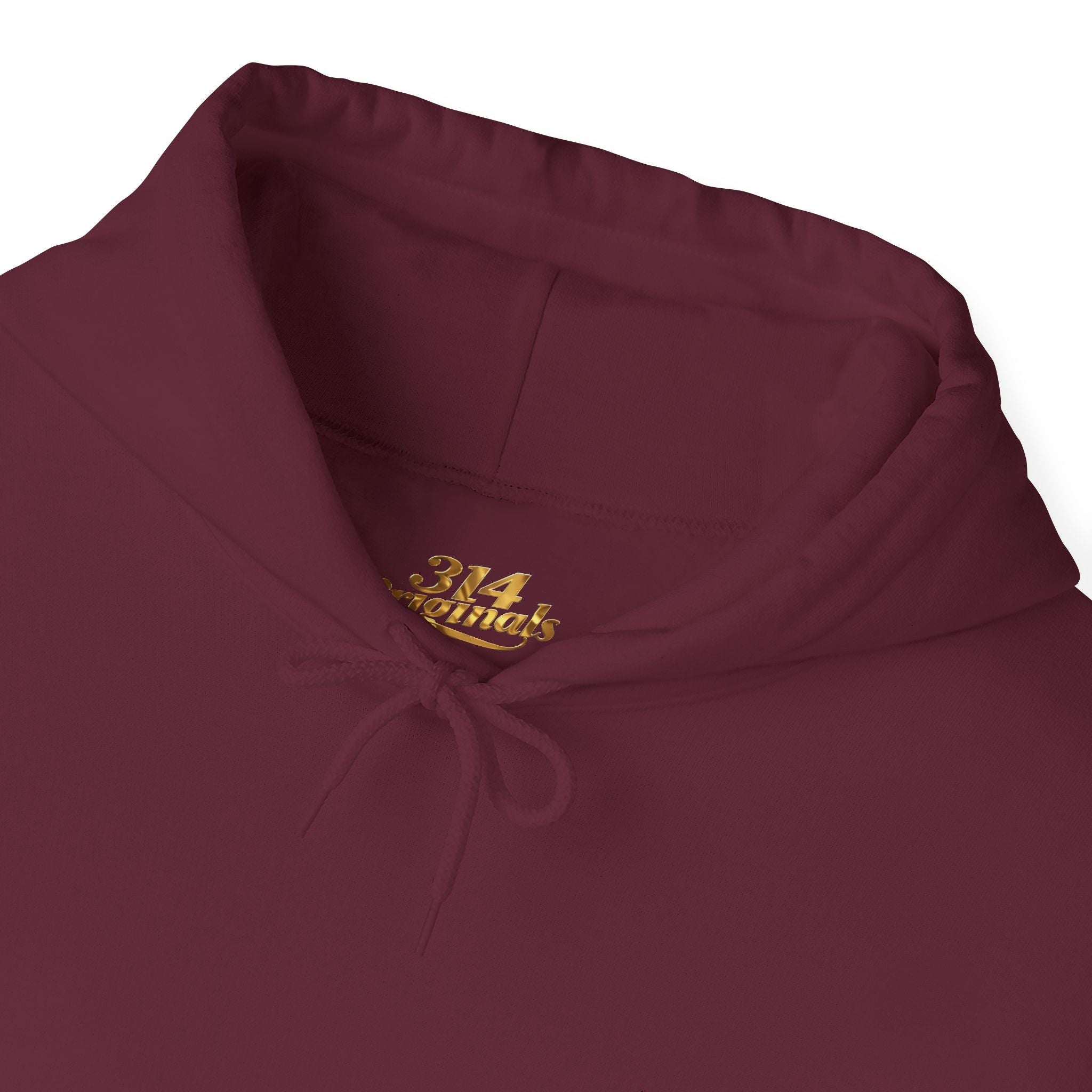 314 Ladies Hoodie — Pink Floral Chest Logo - 314 Originals