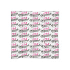 314 Logo Scarf — Pink & Black Poly Scarf - 314 Originals