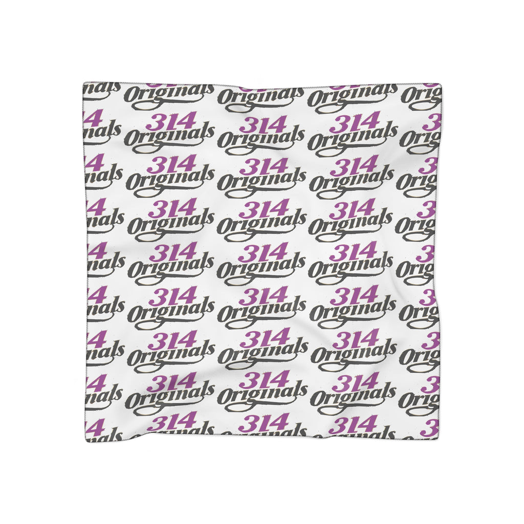 314 Logo Scarf — Purple & Black Poly Scarf - 314 Originals