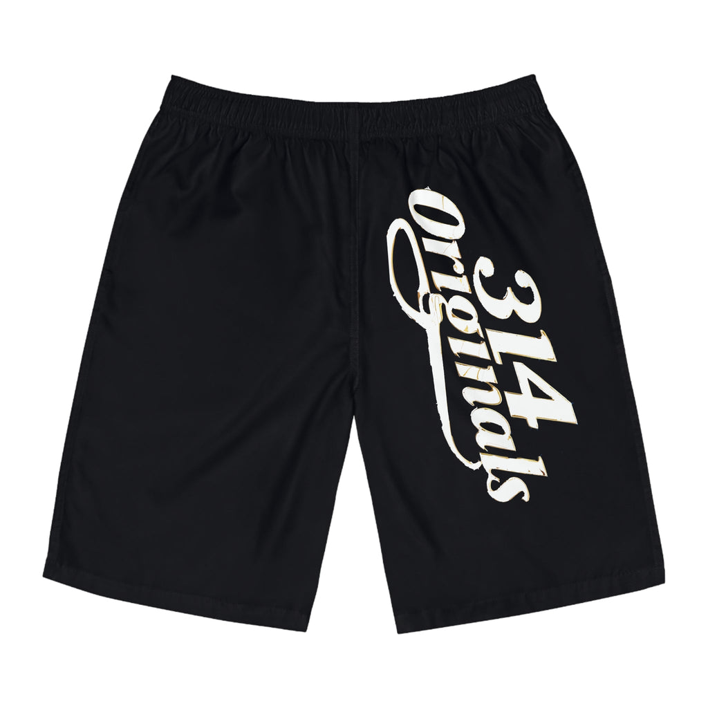 "314 Originals" Black Surf Trunks - 314 Originals