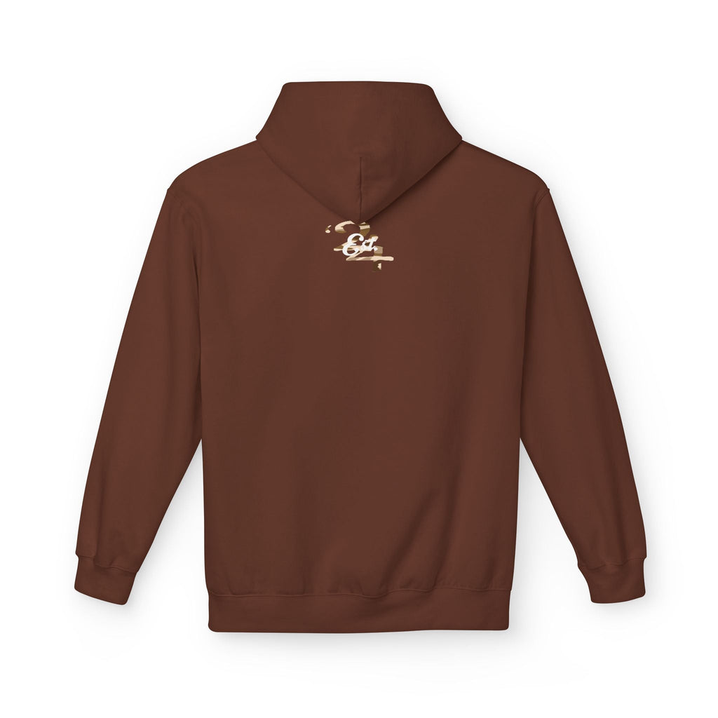 314 Originals Brown Camo Hoodie — Retro Script Logo Pullover - 314 Originals