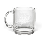 314 Originals Engraved Glass Coffee Mug — Vintage-Styled 12.25 oz - 314 Originals