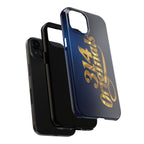 "314 Originals" Gold Script on Navy Tough Protective Case - 314 Originals