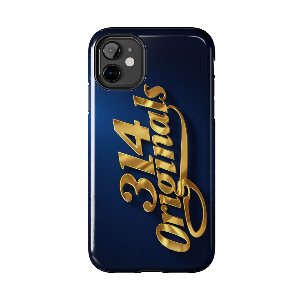 "314 Originals" Gold Script on Navy Tough Protective Case - 314 Originals
