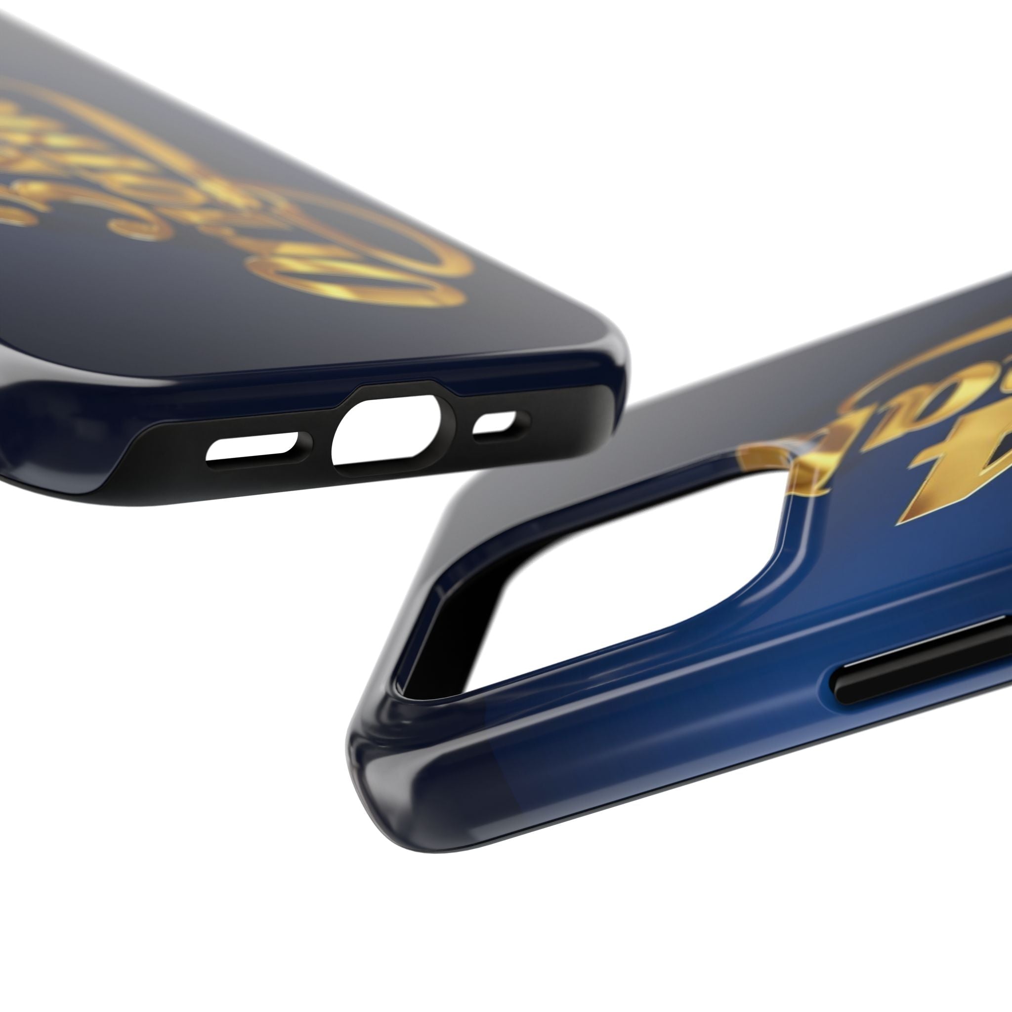"314 Originals" Gold Script on Navy Tough Protective Case - 314 Originals