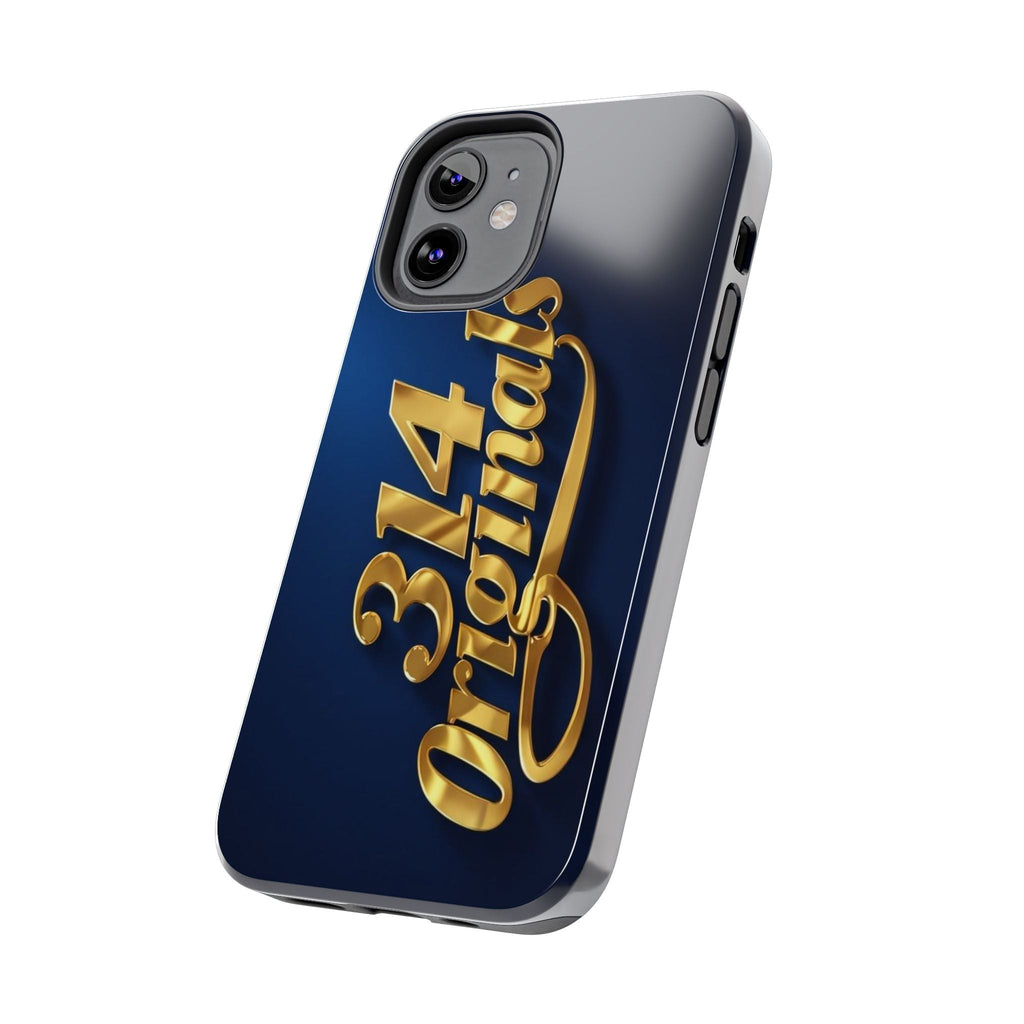 "314 Originals" Gold Script on Navy Tough Protective Case - 314 Originals