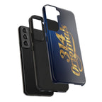 "314 Originals" Gold Script on Navy Tough Protective Case - 314 Originals