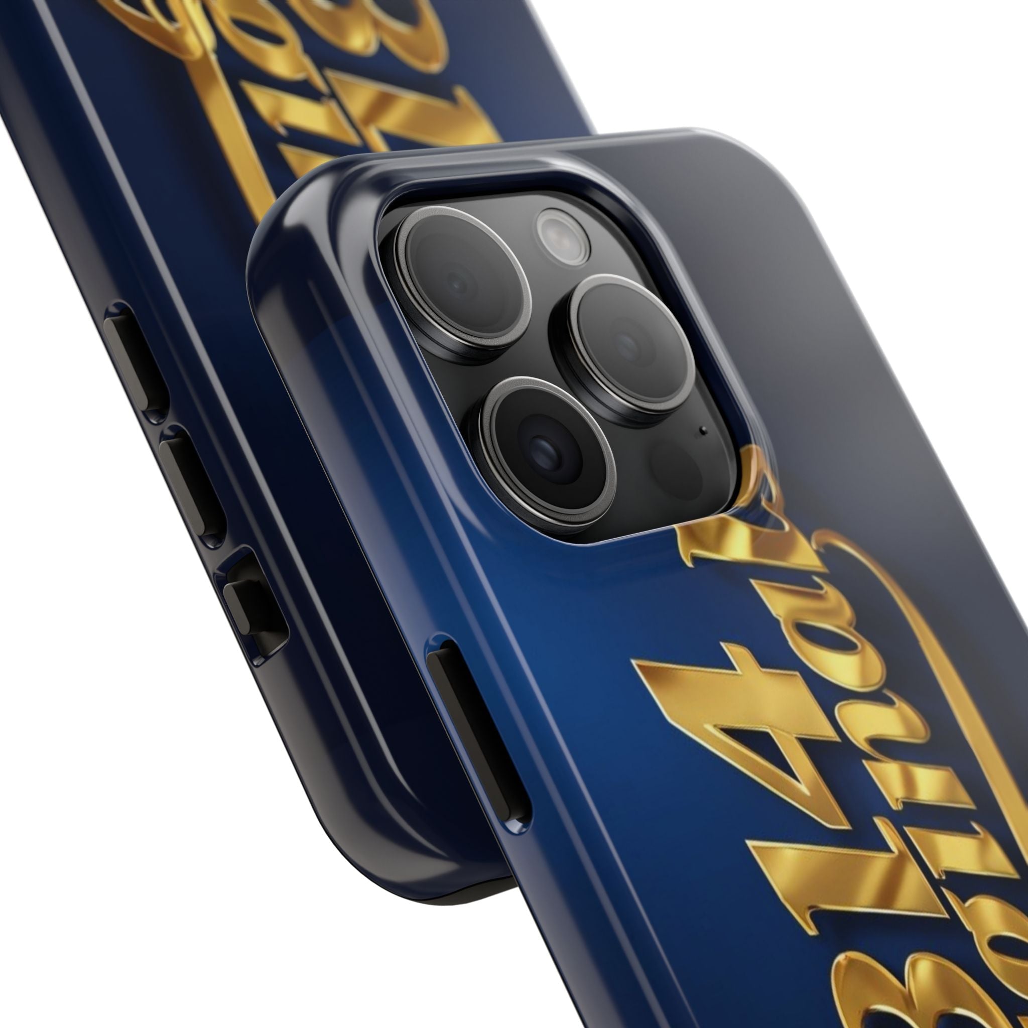 "314 Originals" Gold Script on Navy Tough Protective Case - 314 Originals