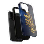 "314 Originals" Gold Script on Navy Tough Protective Case - 314 Originals
