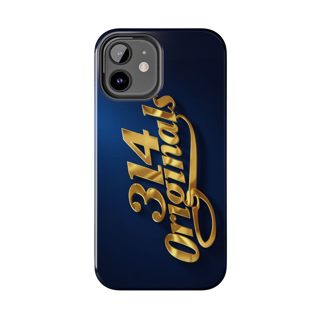"314 Originals" Gold Script on Navy Tough Protective Case - 314 Originals