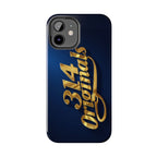 "314 Originals" Gold Script on Navy Tough Protective Case - 314 Originals
