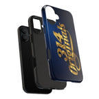 "314 Originals" Gold Script on Navy Tough Protective Case - 314 Originals