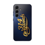 "314 Originals" Gold Script on Navy Tough Protective Case - 314 Originals