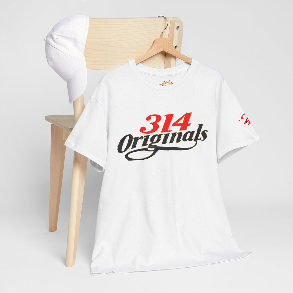 314 Originals Graphic Tee — Vintage Script Logo T‑Shirt - 314 Originals