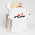 314 Originals Graphic Tee — Vintage Script Logo T‑Shirt - 314 Originals