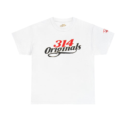 314 Originals Graphic Tee — Vintage Script Logo T‑Shirt - 314 Originals