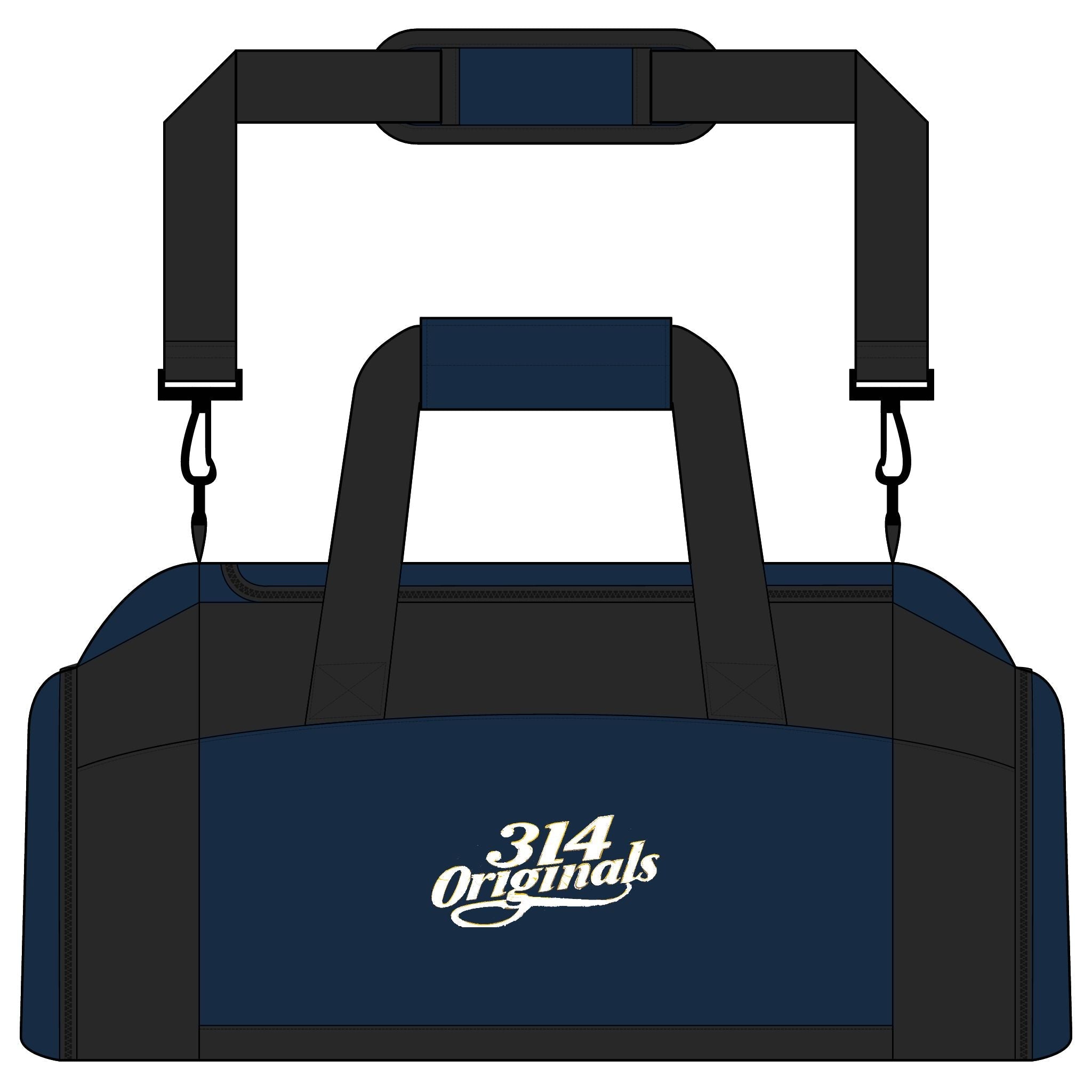 314 Originals Gym Bag — Durable Sports Duffel for Travel & Workouts - 314 Originals