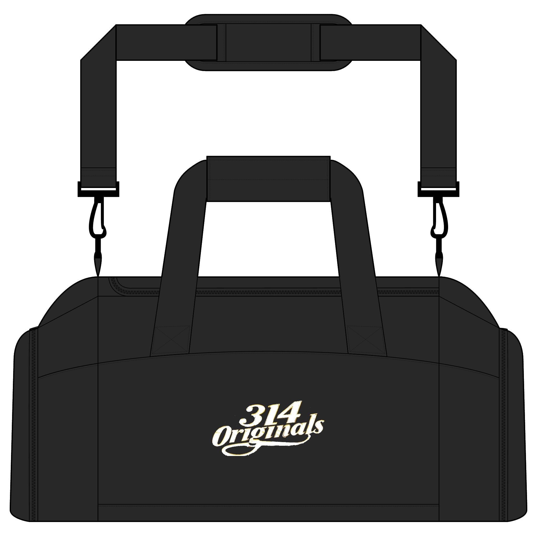 314 Originals Gym Bag — Durable Sports Duffel for Travel & Workouts - 314 Originals