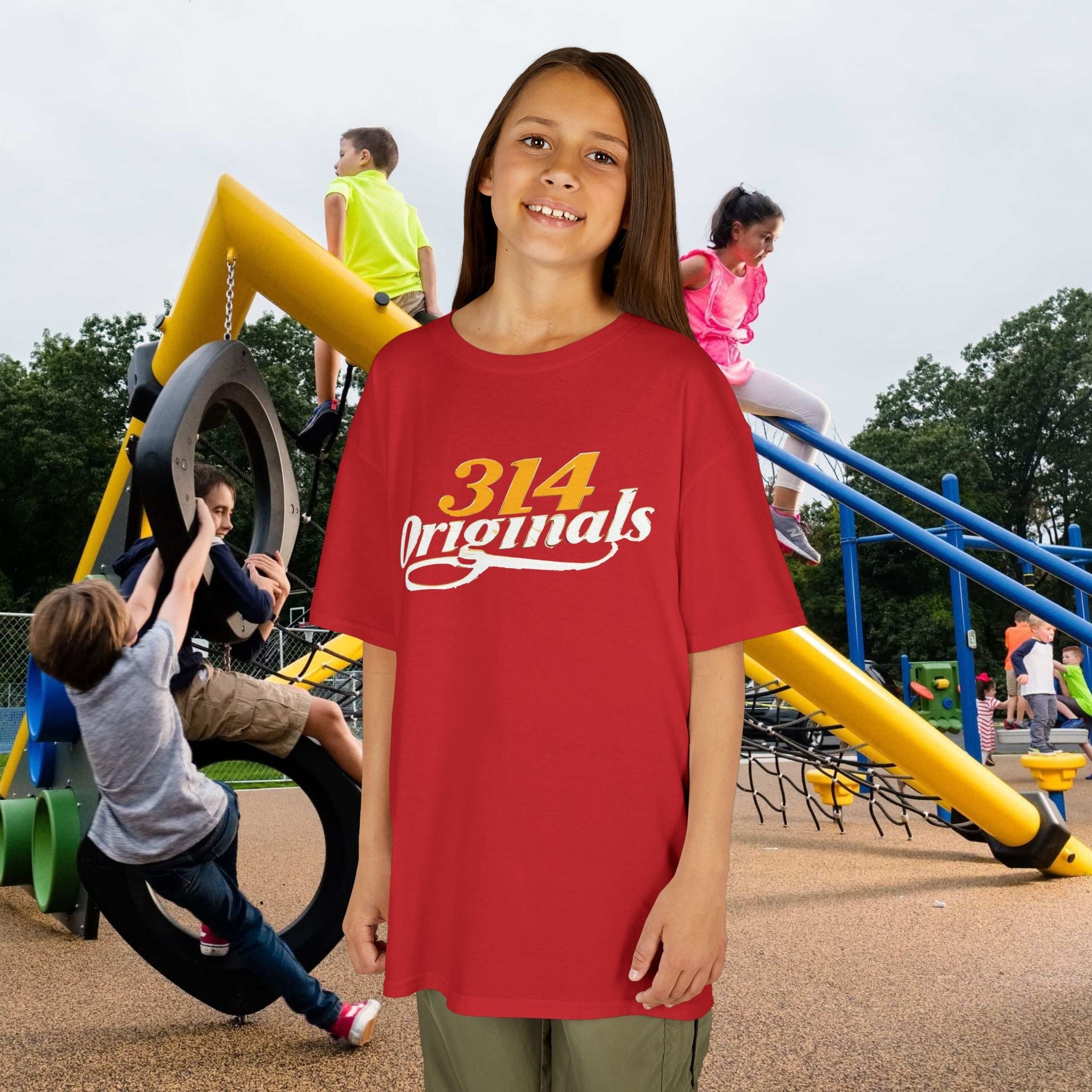 314 Originals Kids T‑Shirt — Retro Script Youth Tee - 314 Originals