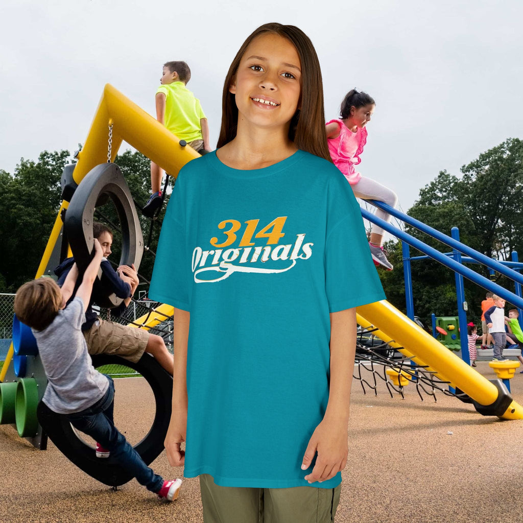 314 Originals Kids T‑Shirt — Retro Script Youth Tee - 314 Originals